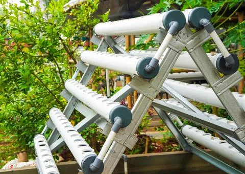 Hydroponic system Stock Photos