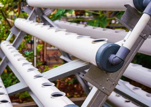 Hydroponic system Stock Photos