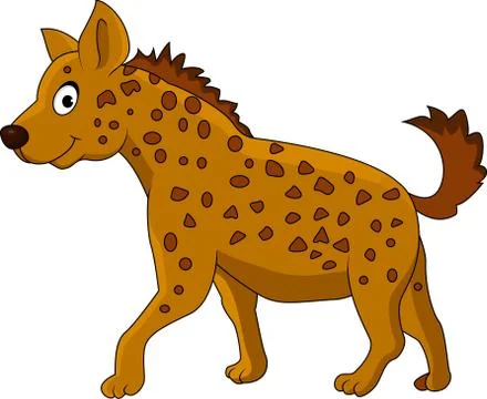 Hyena cartoon Stock Illustration