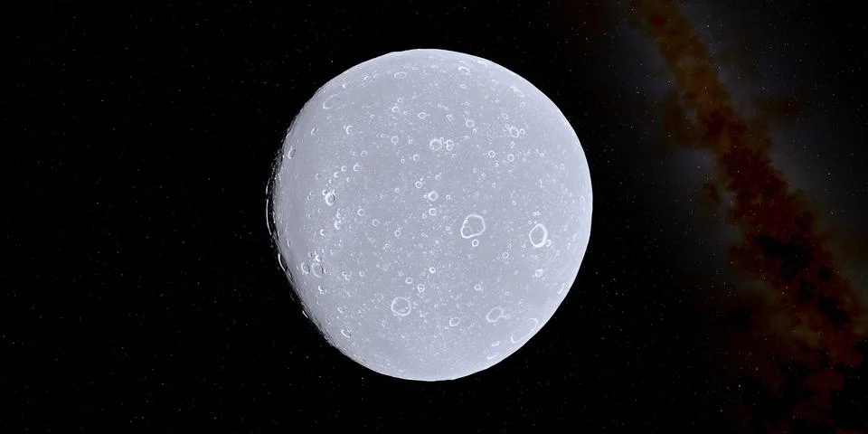 Hygiea Asteroid Stock Illustration