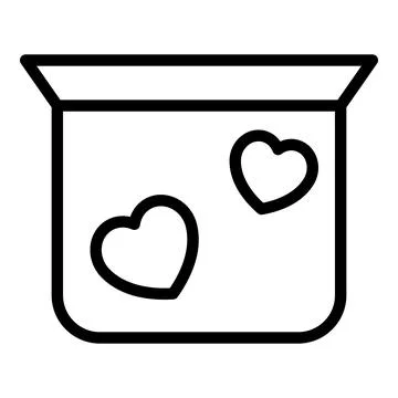 Hygiene box icon outline vector. Zipper case Illustrazione stock