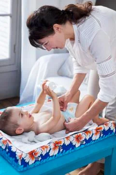 Hygiene, child Stock Photos