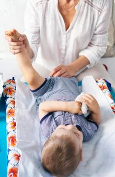Hygiene, child Stock Photos