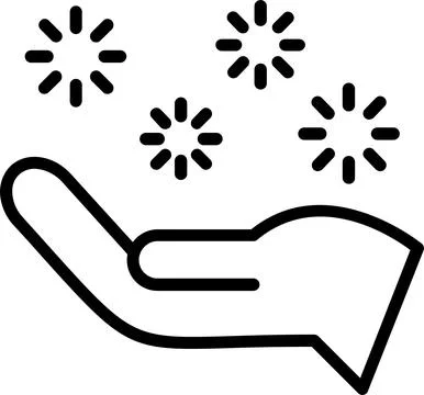 Hygiene Line Icon Design Stock Illustration