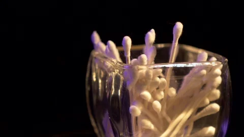 Hygiene product - q tips Stock Footage 144242682