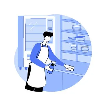 Hygiene standards isolated cartoon vector illustrations. Stock Illustration