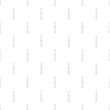 Hygiene toothbrush pattern seamless vector Stock Illustration