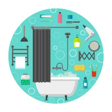Hygiene vector icons Stock Illustration