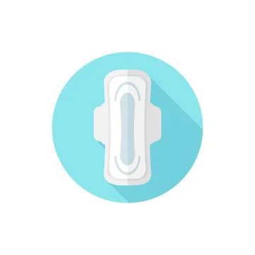 Hygienic pad vector flat design Stock Illustration