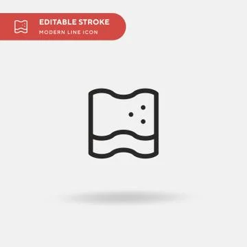 Hygienic Simple vector icon. Illustration symbol design template for web mobi Stock Illustration