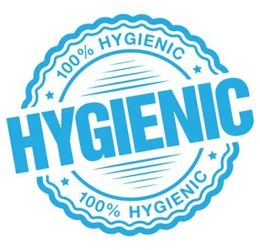 Hygienic. Vector Stamp. Ilustração Stock
