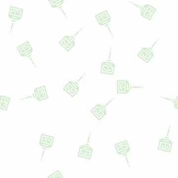 Hygrometer device glyph vector seamless pattern Stock Illustration