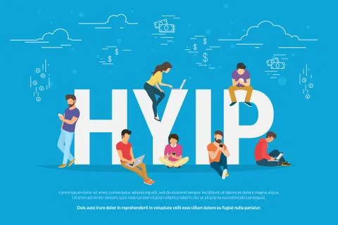 HYIP concept illustration Stock-Illustration