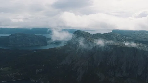 The Hyllestad area Vídeo Stock 94612892