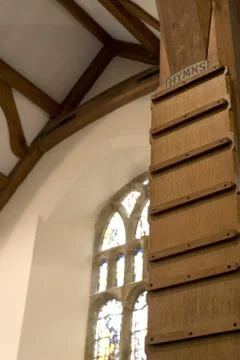 Hymn board Stock Photos
