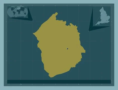 Hyndburn, England - Great Britain. Solid color shape イラスト素材