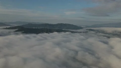 Hypelapse fast movement of the clouds Stock Footage 146546918