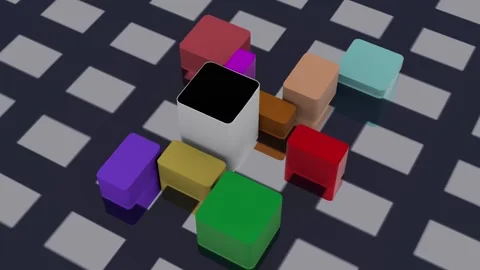 Hyper 3D Motion Graphics 4k animation Video stock 315424690