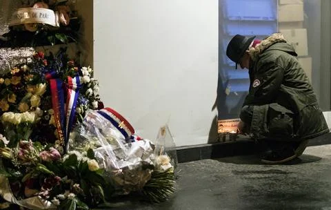 Hyper Cacher commemorations for the two year anniversary of the attacks, Paris,  Stock Photos