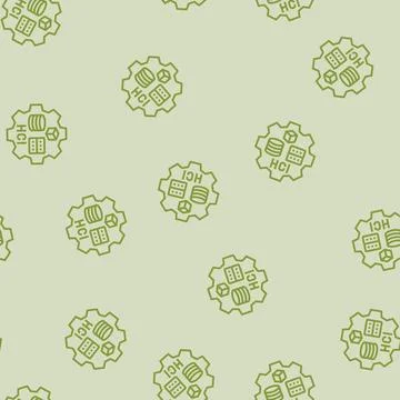 Hyper converged infrastructure line seamless pattern 스톡 일러스트