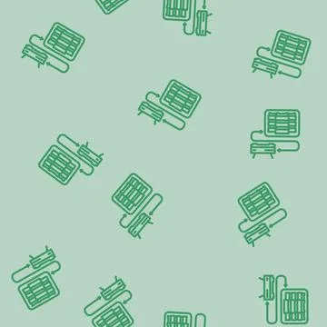 Hyper converged infrastructure line vector seamless pattern 스톡 일러스트
