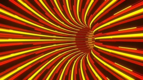 Hyper disco shimmering tunnel. Bright bursts of light Stock Footage 169581282