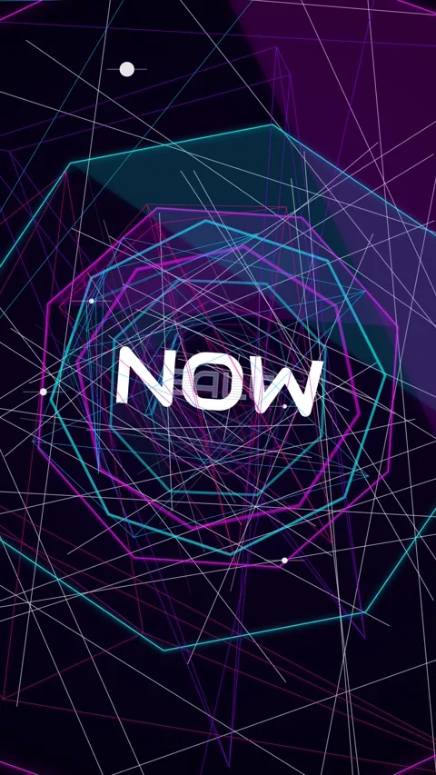 Hyper-Helix 3D Neon Tunnel Sale Animation Video stock 330733953