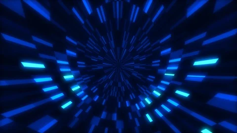 Hyper jump. Loop cycle background. Stock Footage 98295399