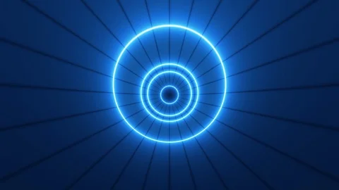 Hyper jump. Loop cycle background. Stock Footage 98295418