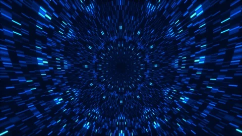 Hyper jump. Loop cycle background. Video stock 98416606