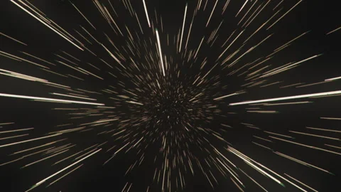 Hyper jump spaceship view. Hyperspace jump, warp speed looping video. Science Stock Footage 242862175