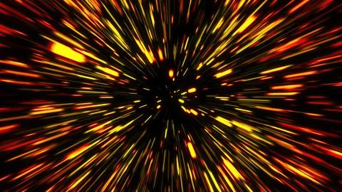 Hyper jump, Speed of light Stock Illustration