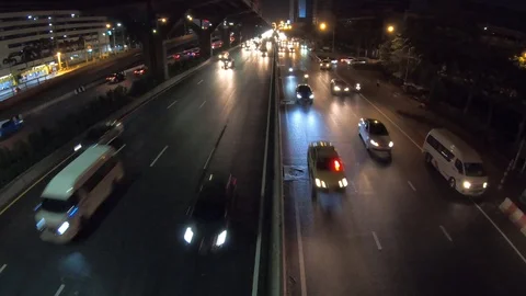 Hyper Lapse/ Bangkok traffic Video stock 106983687