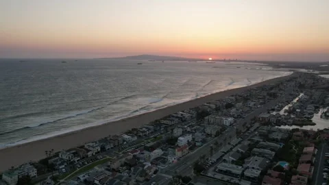 Hyper lapse of a Beach Sunset Vídeos de archivo 245231476