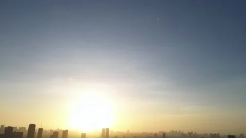 Hyper lapse of beautiful saturated clouds 17 Stock Footage 320978281