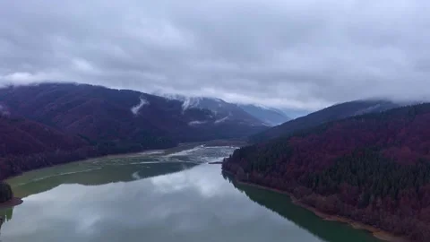 Hyper lapse of clouds moving in green mountain valley, time lapse of weather Stock Footage 160764138