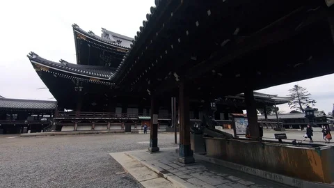 Hyper lapse in Japan temple. Stock Footage 101890775