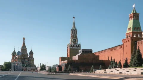 Hyper lapse of Red Square in Moscow, Russia Stock Footage 221468880