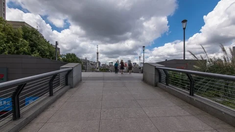 Hyper lapse shanghai 動画素材 97736223