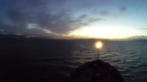 Hyper-lapse at sunset Video stock 41906587