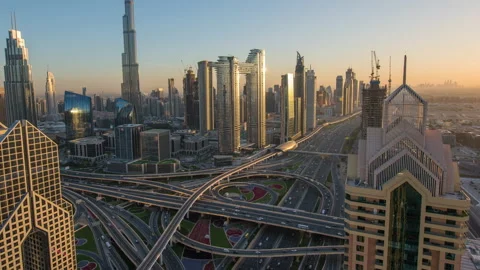 Hyper Lapse ,Of Traffic On City Streets At Night.aerial View And Top View Stock Footage 154058144
