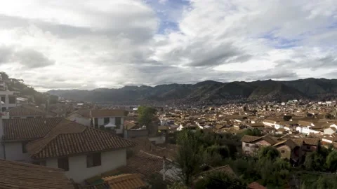Hyper lapse view of Cusco, Peru. High resolution 4k footage Video stock 237103428