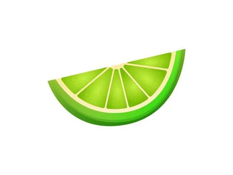 Hyper-realistic 3D vector of a fresh lemon slice with detailed textures, vibr Stock Illustration
