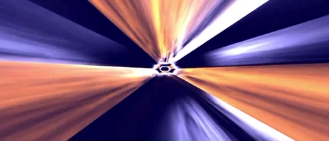 Hyper space Tunnel Ride  Cool  Animation Background Stock Footage 262721842