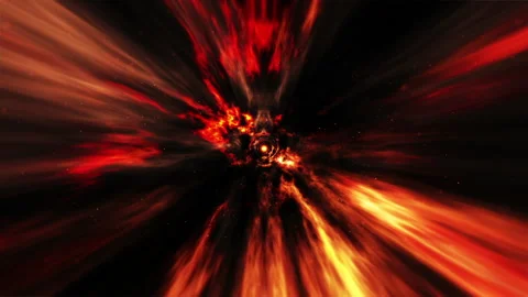 Hyper Speed Flame Tunnel Stock Footage 169226266