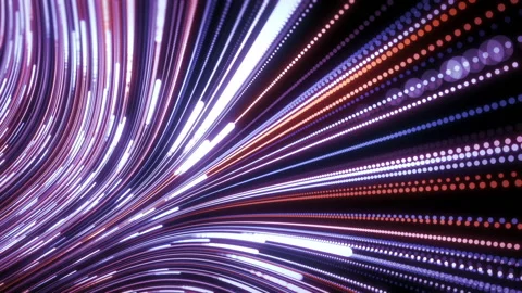 Hyper Speed Neuro Signal Stock Footage 172242944