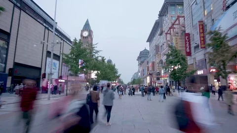 Hyper Timelapse Beijing 스톡 동영상 127651119