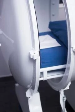 Hyperbaric Oxygen therapy tank Stock Photos