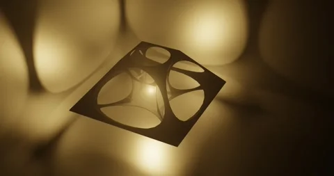 A hypercube in constant 4D evolution. 4K loop animation Stock Footage 294173994