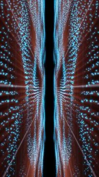Hyperdrive warp speed star particle abstract background 库存插图